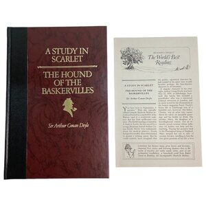 A Study In Scarlet & The Hound Of The‎ Baskervilles By Sir Arthur Conan Doyle
